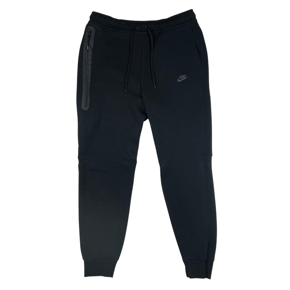 Nike Tech Fleece Joggers Mens Large Black FB8002-010 Tapered Sweatpants
